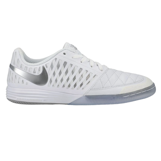 (NIKE-580456-105) Zapatillas de interior Nike Lunargato II [BLANCO/CROMO] (lanzamiento el 17/10/24)