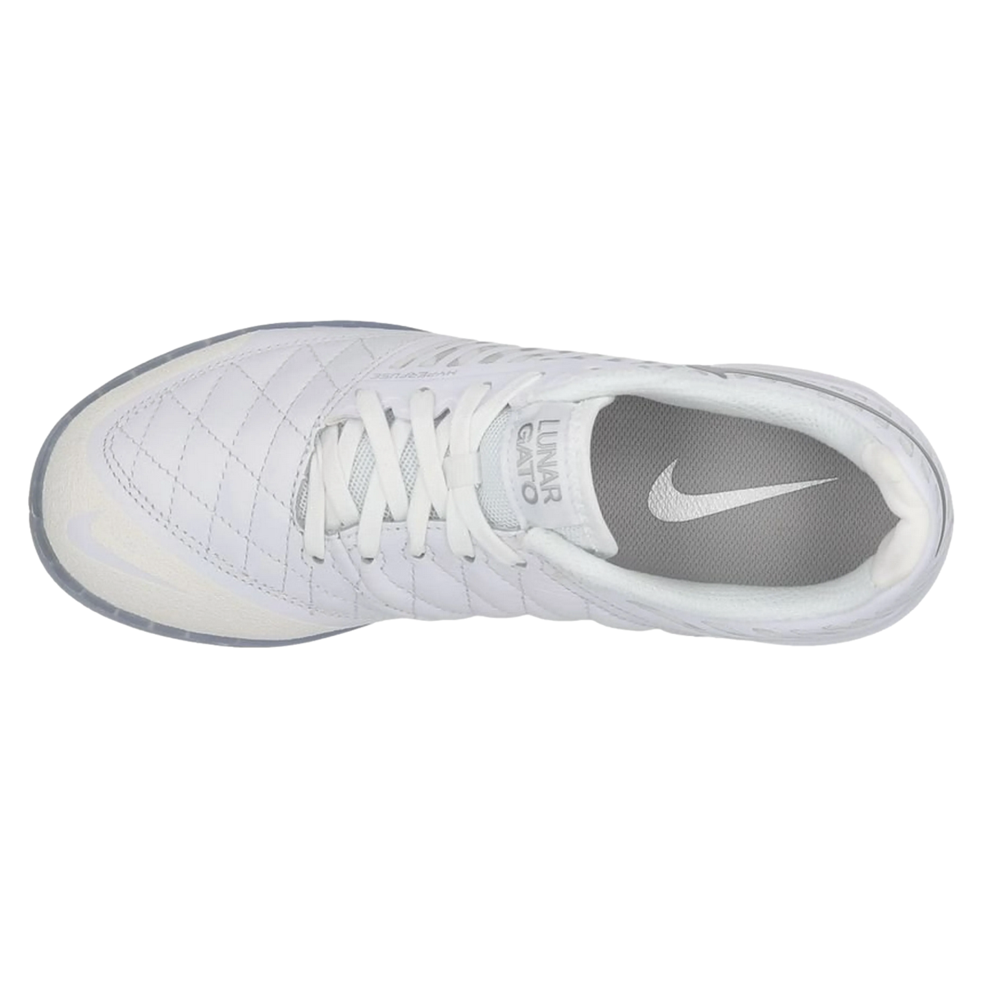 (NIKE-580456-105) Zapatillas de interior Nike Lunargato II [BLANCO/CROMO] (lanzamiento el 17/10/24)