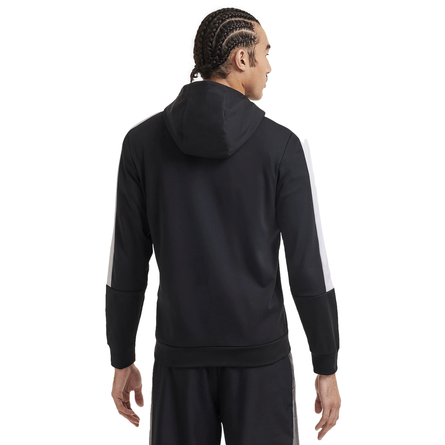 (NIKE-FZ0501-010) Sudadera con capucha Nike Academy Therma Fit [NEGRO/BLANCO/BLANCO]