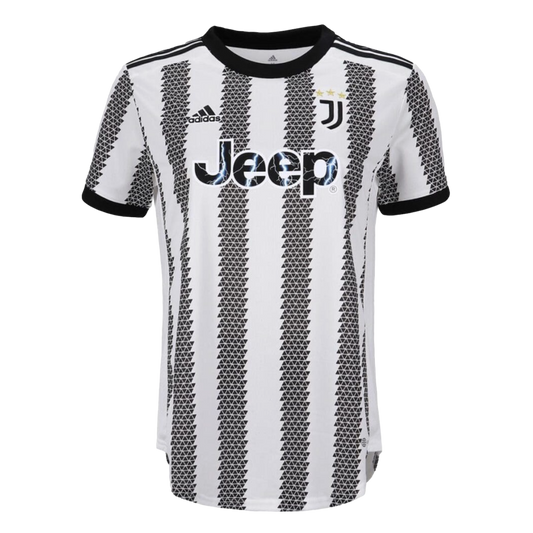 (ADID-HB0429) Camiseta local de la Juventus 22/23 de Adidas para mujer [BLANCO, NEGRO]