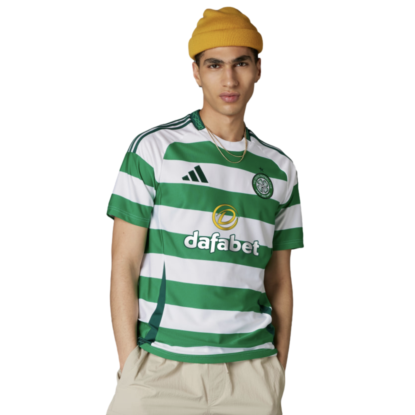 (ADID-IX7863) Camiseta local Adidas Celtic 24/25 [BLANCA, VERDE] (lanzamiento el 17/5/24)