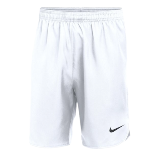 (NIKE-DH8410-100) Pantalones cortos Nike Dri-FIT para jóvenes [BLANCO/BLANCO/NEGRO]