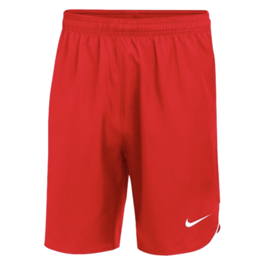 (NIKE-DH8410-657) Pantalones cortos Nike Dri-FIT para jóvenes [ROJO UNIVERSITARIO/BLANCO/BLANCO]