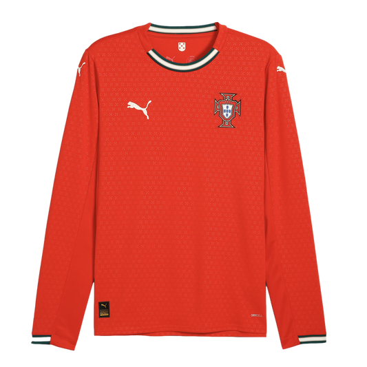 Puma Portugal 2025 Long Sleeve Home Jersey