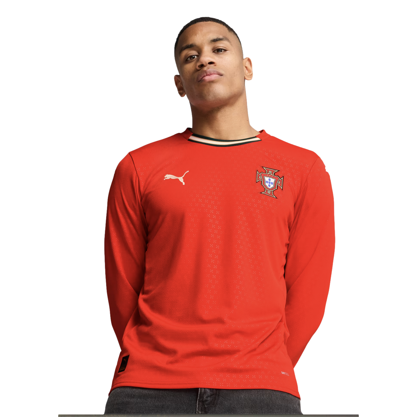 Puma Portugal 2025 Long Sleeve Home Jersey