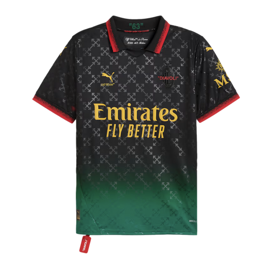 Puma AC Milan X Off-White 2025 Fourth Jersey