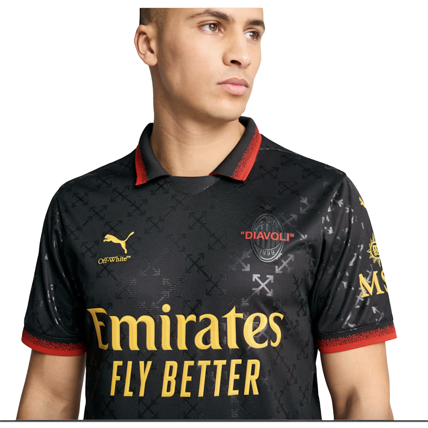 Puma AC Milan X Off-White 2025 Fourth Jersey