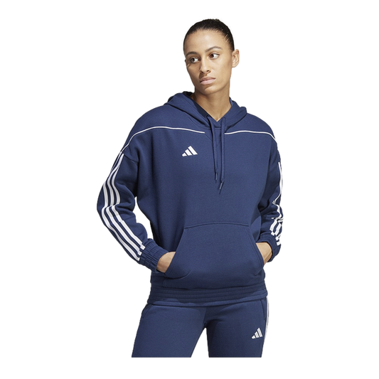 Adidas Tiro 23 League Womens Sweat Hoodie - Navy Blue HS3602