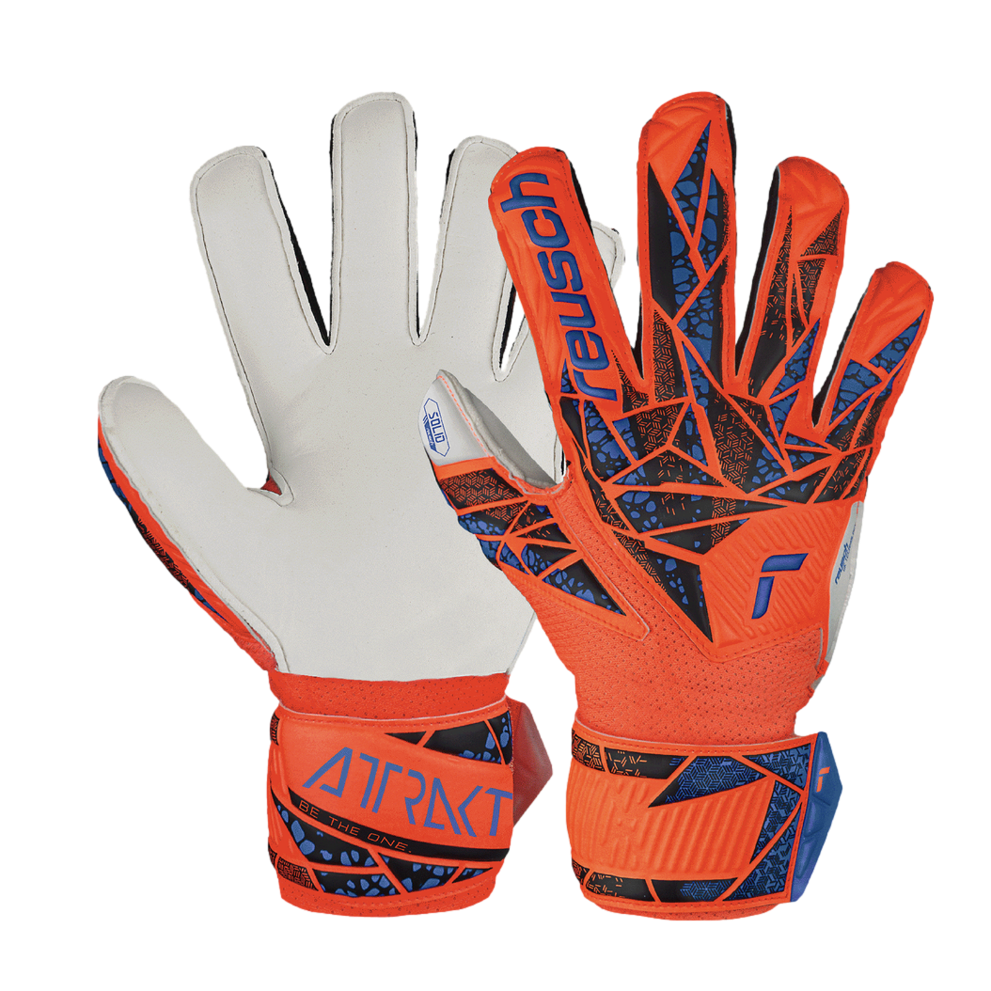 Reusch Attrakt Solid Finger Support Youth Goalkeeper Gloves