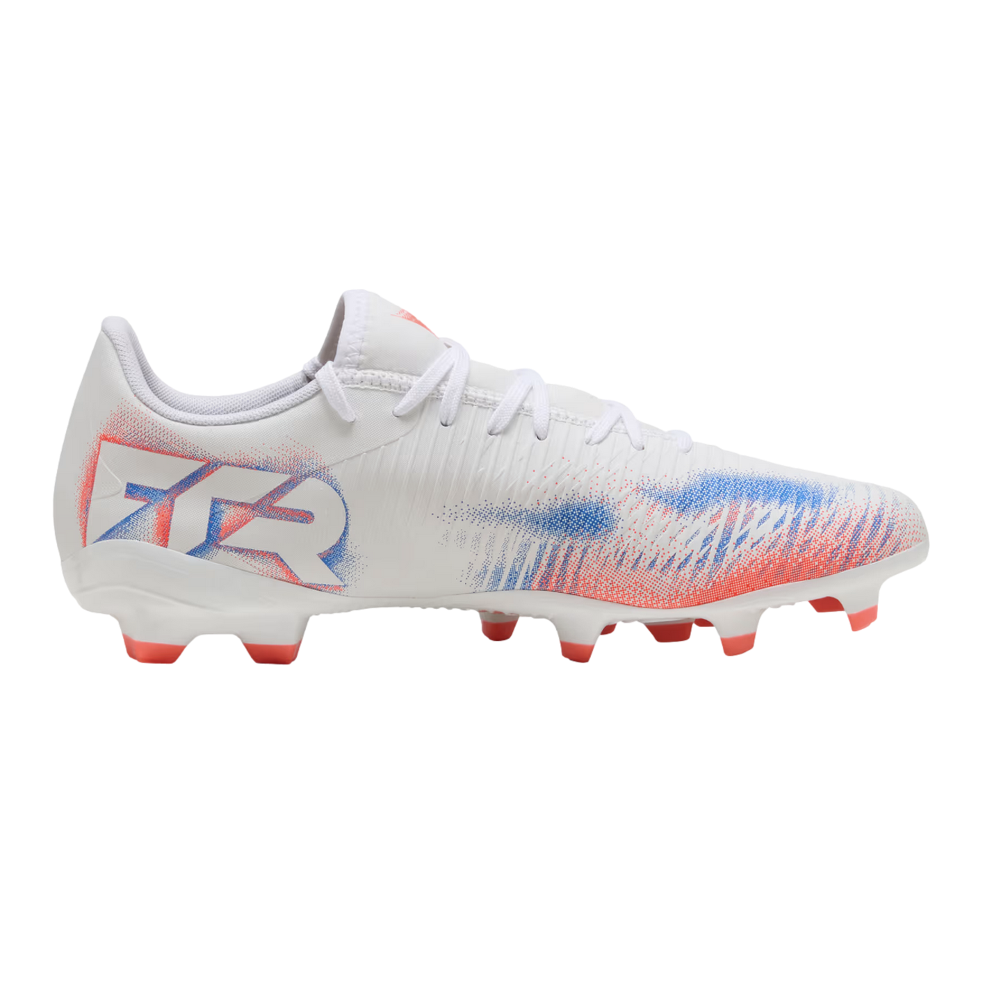 Puma Future 8 Play Firm Ground Cleats Soccer 108602-01 White Puma Future 8 Play Firm Ground Cleats Soccer 108602-01 White