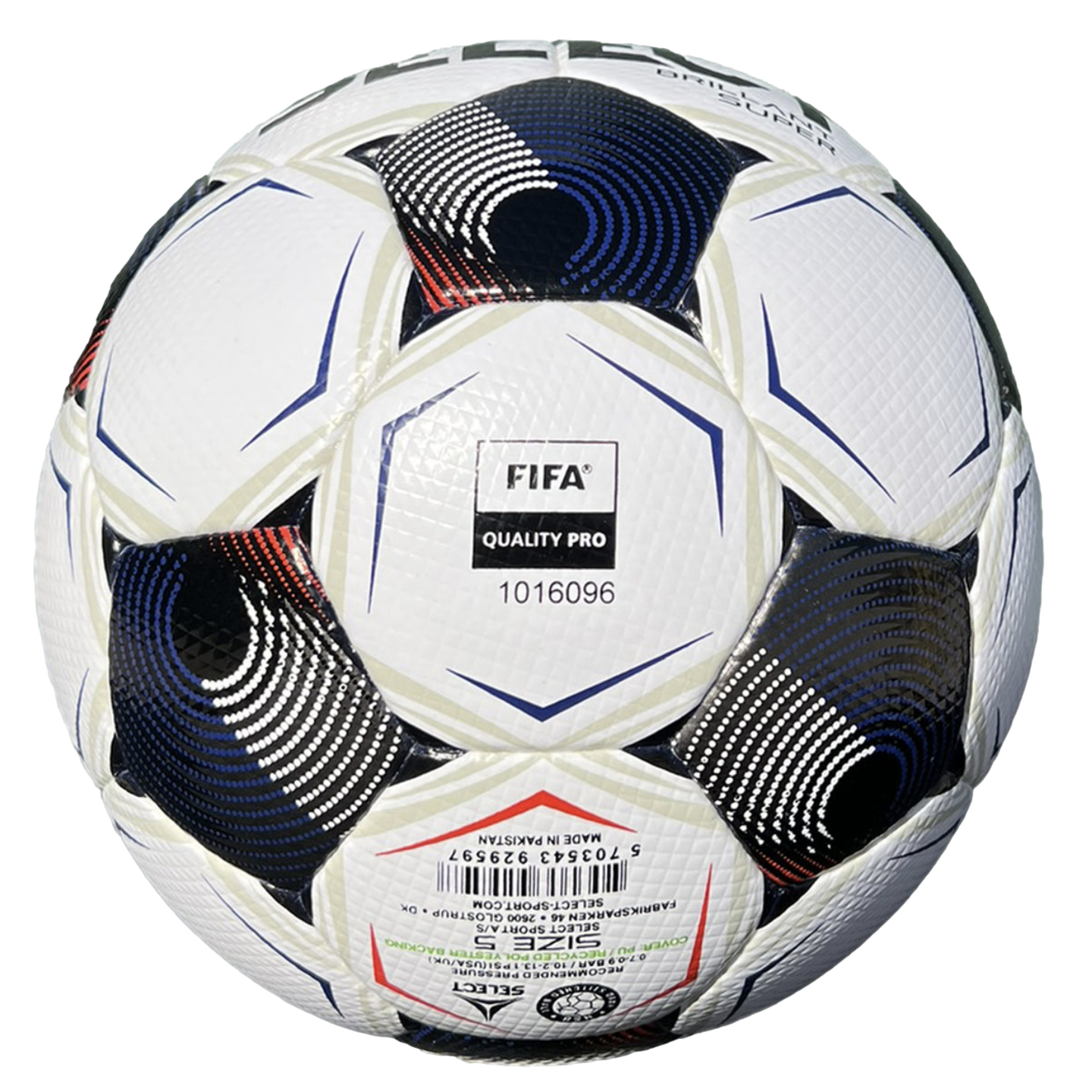Select Brillant Super HSB v25 NFHS Soccer Ball 0115901694