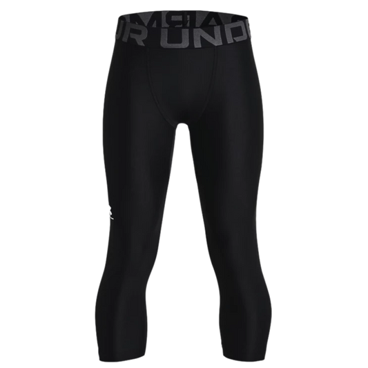Under Armour HeatGear 3/4 Youth Leggings - Black