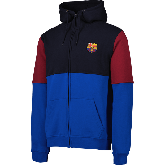 Sport Design Barcelona Color Block West Zip Hoodie