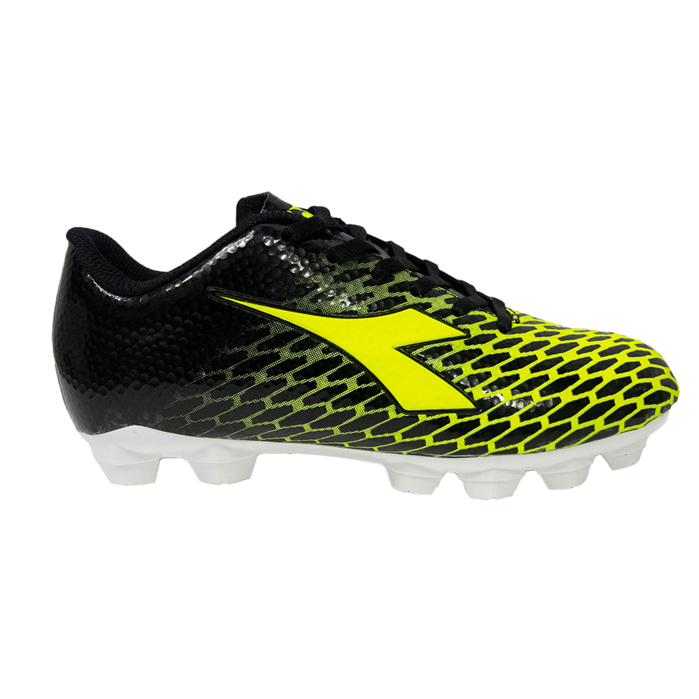 Diadora SMU Cattura LPU Youth FG Soccer Cleats - Black & Yellow