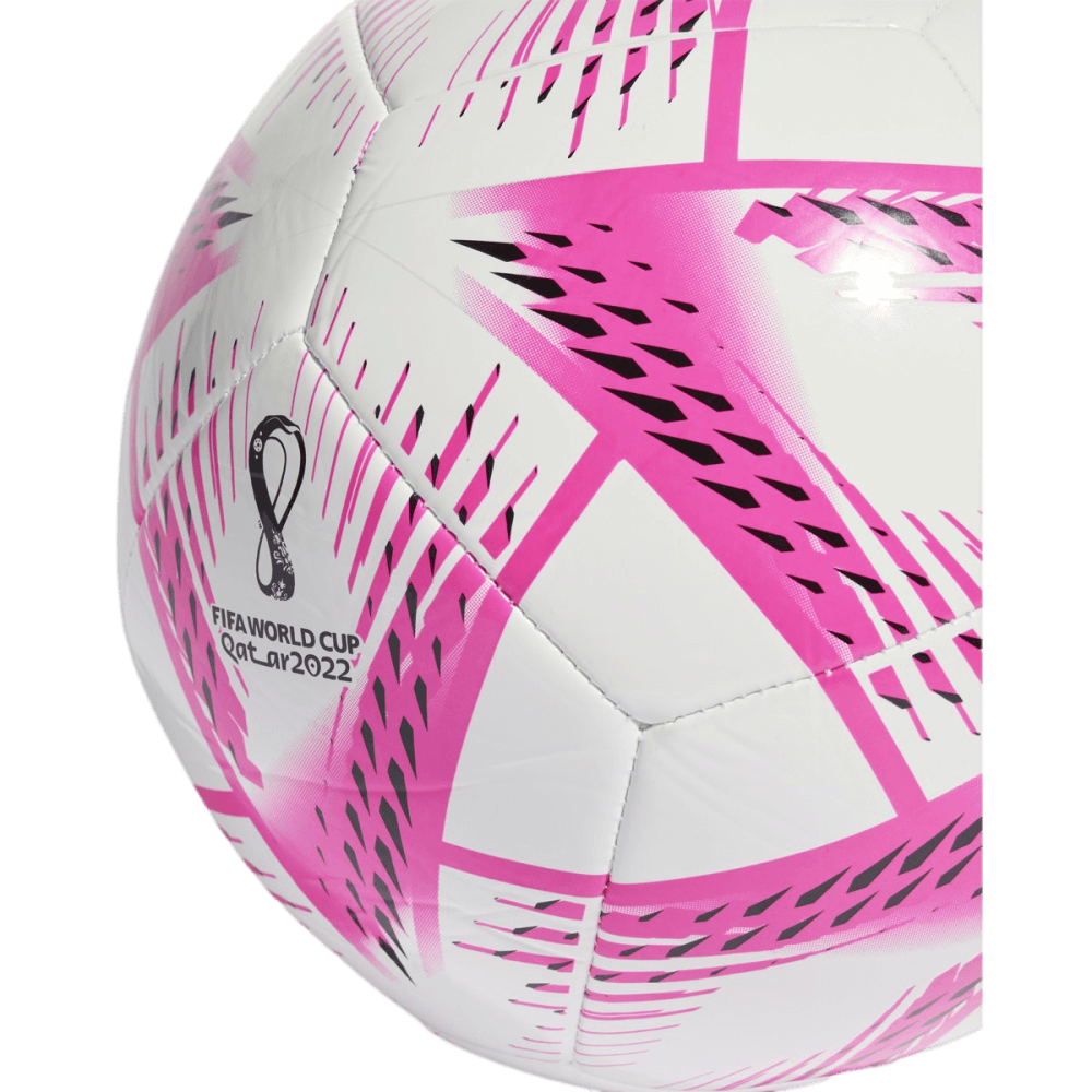 (ADID-H57787) Adidas Rihla World Cup Club Ball [WHITE,TMSHPN,BLACK]