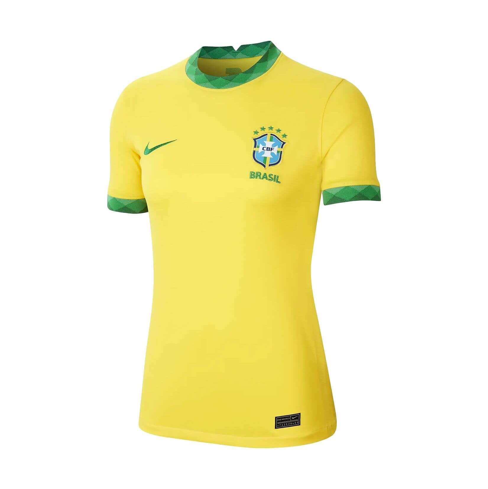 Brazil 2020 Womens Home Jersey