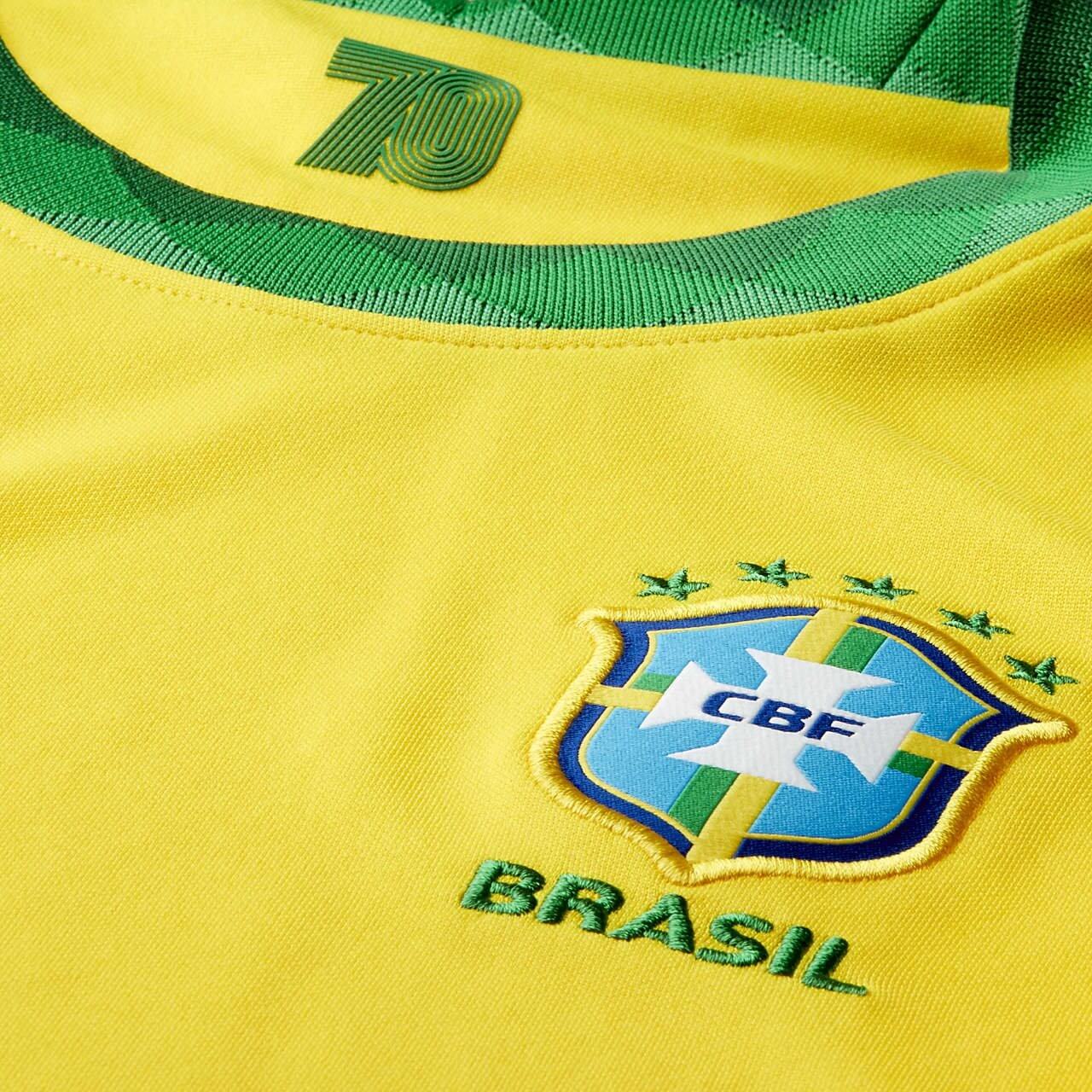 Brazil 2020 Youth Home Jersey