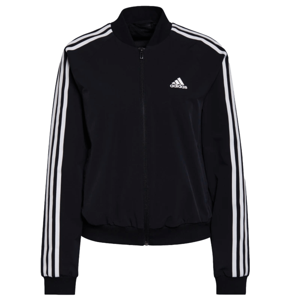 Adidas Essentials 3 Stripe Woven Womens Track Jacket