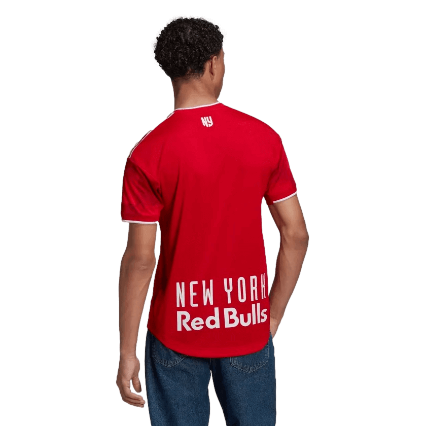 (ADID-H47830) Adidas New York Red Bulls 22/23 Authentic Away Jersey [Red]