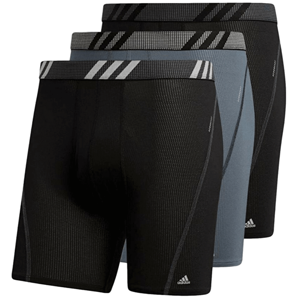 Calzoncillos tipo bóxer de malla Adidas Sport Performance (paquete de 3)