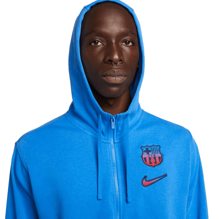 Sudadera con capucha y cremallera completa Nike Barcelona French Terry