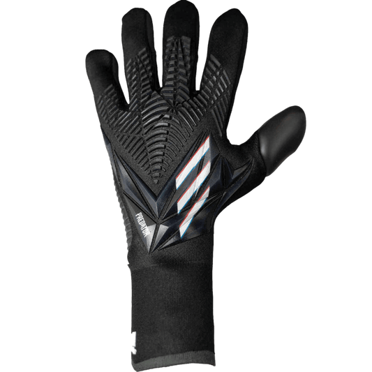 (ADID-H62419) Adidas Predator Glove Pro [top: black/white grey|bottom: vivid red]