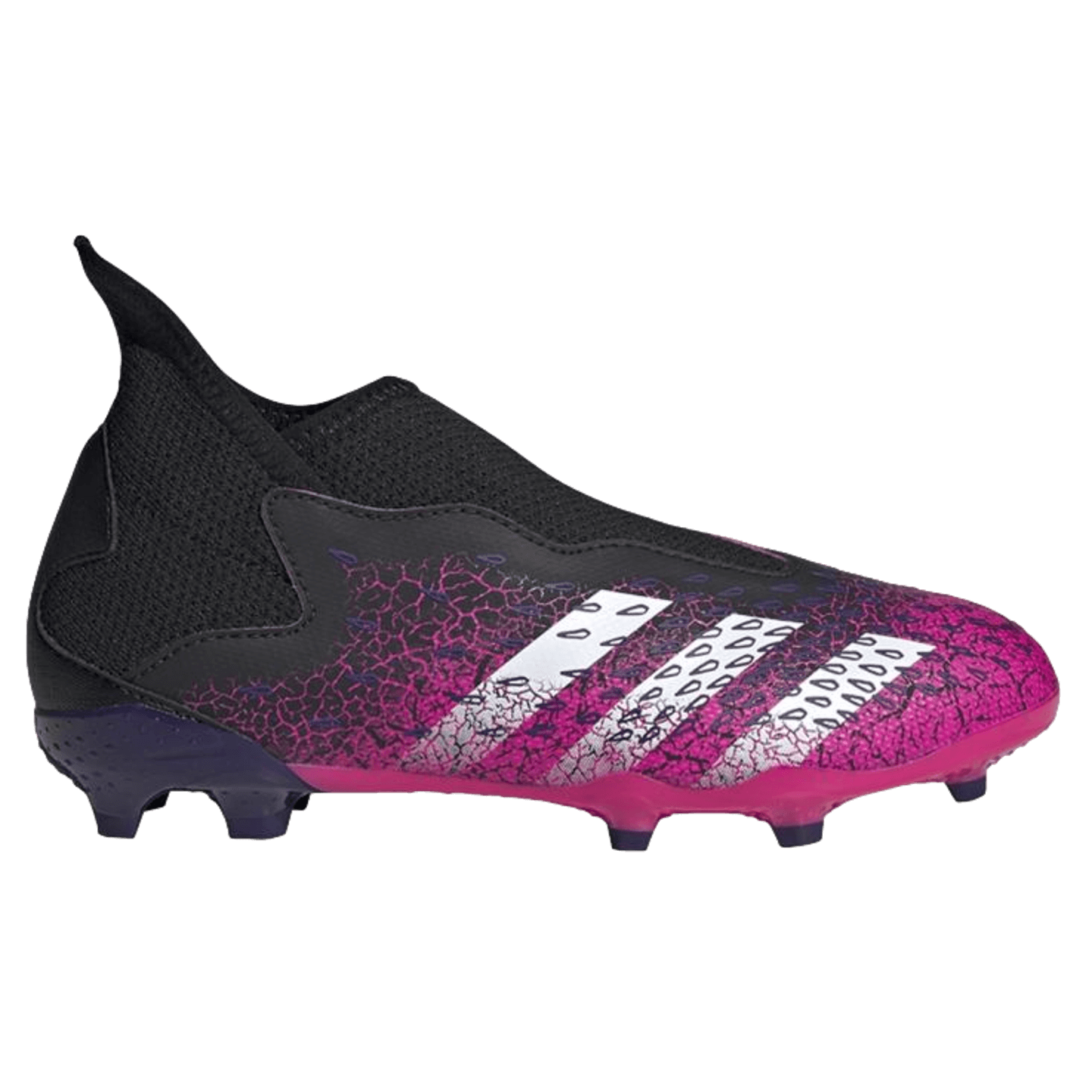 Botas de fútbol para terreno firme sin cordones Adidas Predator Freak.3 para jóvenes