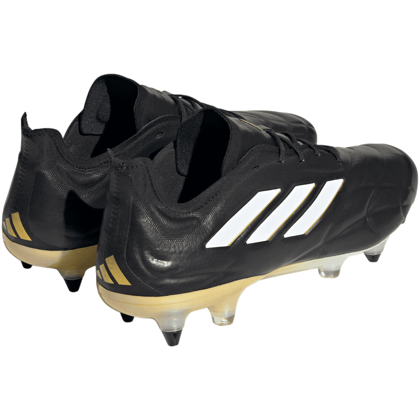 Adidas Copa Pure.1 SG Soft Ground Soccer Cleats - Black / White / Gold