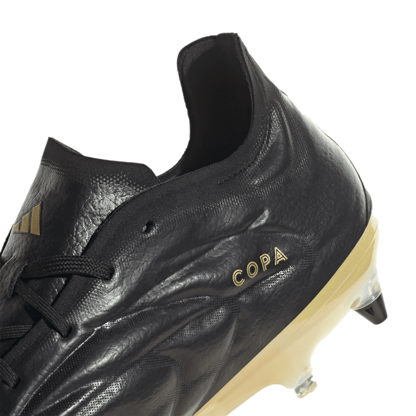 Adidas Copa Pure.1 SG Soft Ground Soccer Cleats - Black / White / Gold