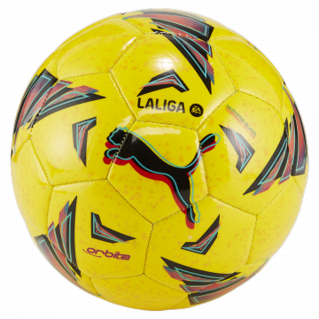 Puma Orbita 23/24 LaLiga 1 MS Mini Hi-Vis Ball - Yellow