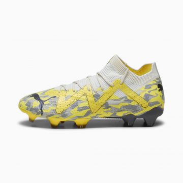 Puma Future Ultimate Firm Ground Cleats - Yellow / Grey