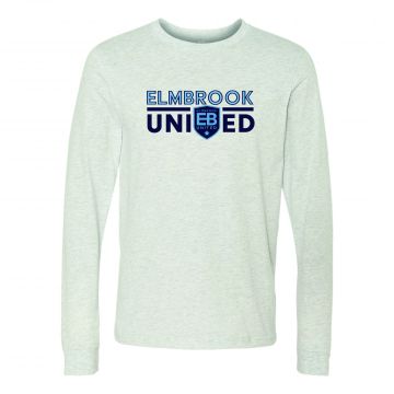Elmbrook United Longsleeve Fan Tee - Grey