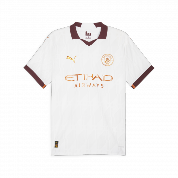 Puma Manchester City 23/24 Authentic Away Jersey - White