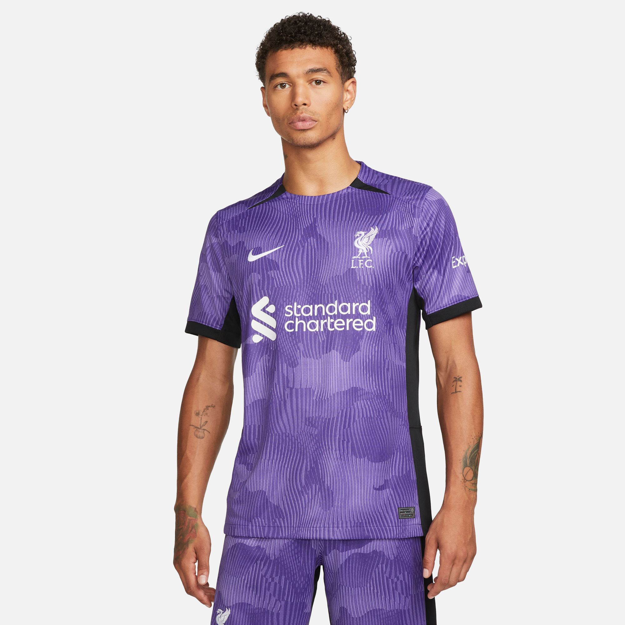 Nike Youth Liverpool 23/24 Stadium 3rd Jersey - Purple /  White