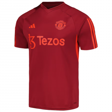 adidas Manchester United 23/24 Euro Training Jersey - Dark Red