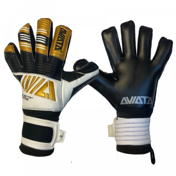 Aviata Stretta Oro-Academy Goalkeeper Gloves - Black / Gold