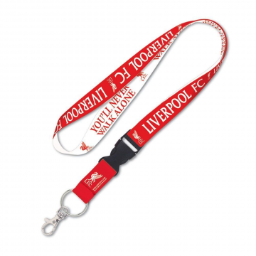 Liverpool 1" Buckle Lanyard - Red / White