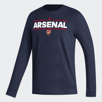 adidas Arsenal Long Sleeve Banner Tee - Navy
