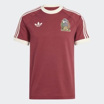 adidas Mexico OG 3-Stripes T-Shirt - Maroon