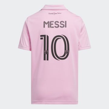 adidas Youth Inter Miami 22/23 Home Jersey #10 Messi - Pink