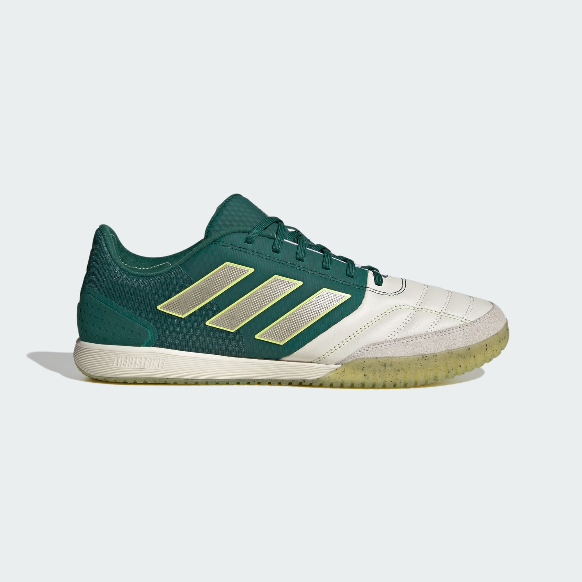 - Sala Indoor Competition Top White Green Youth Shoes stefanssoccer.com:adidas /