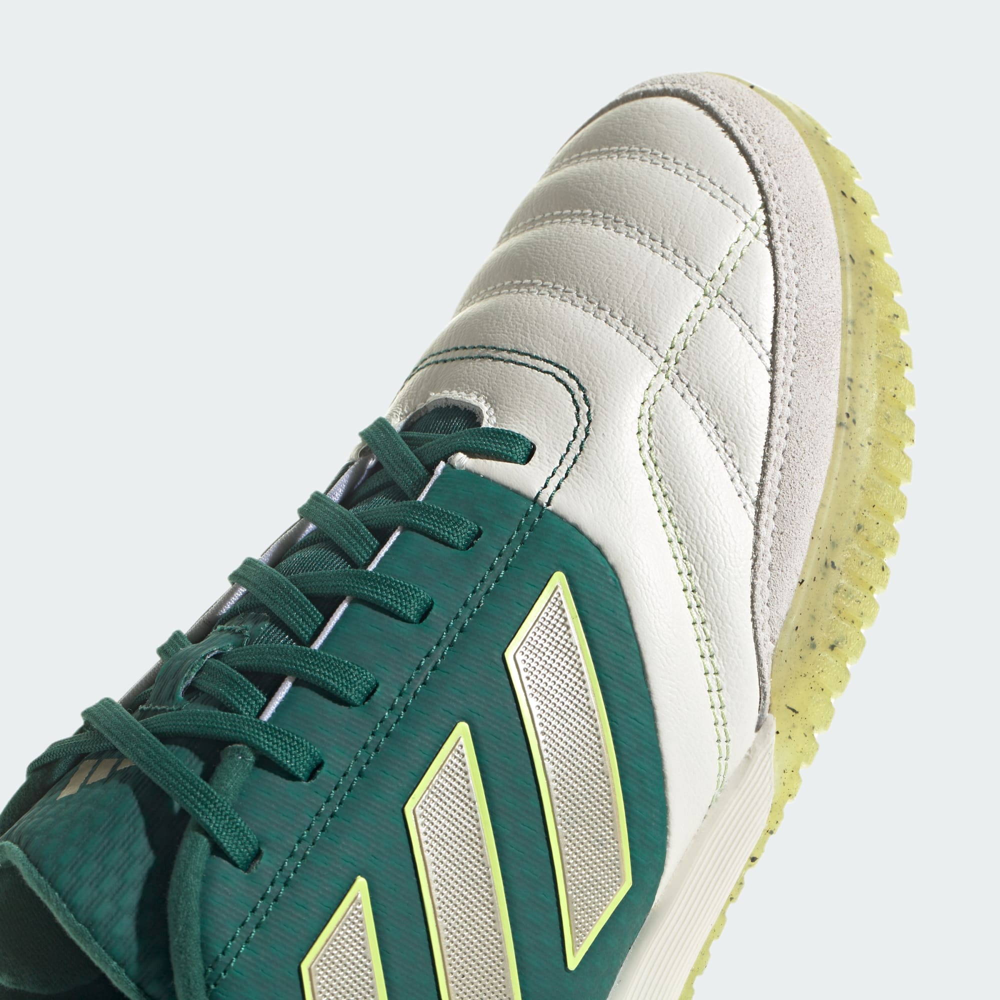 Competition White Shoes / stefanssoccer.com:adidas Youth Sala Indoor - Green Top