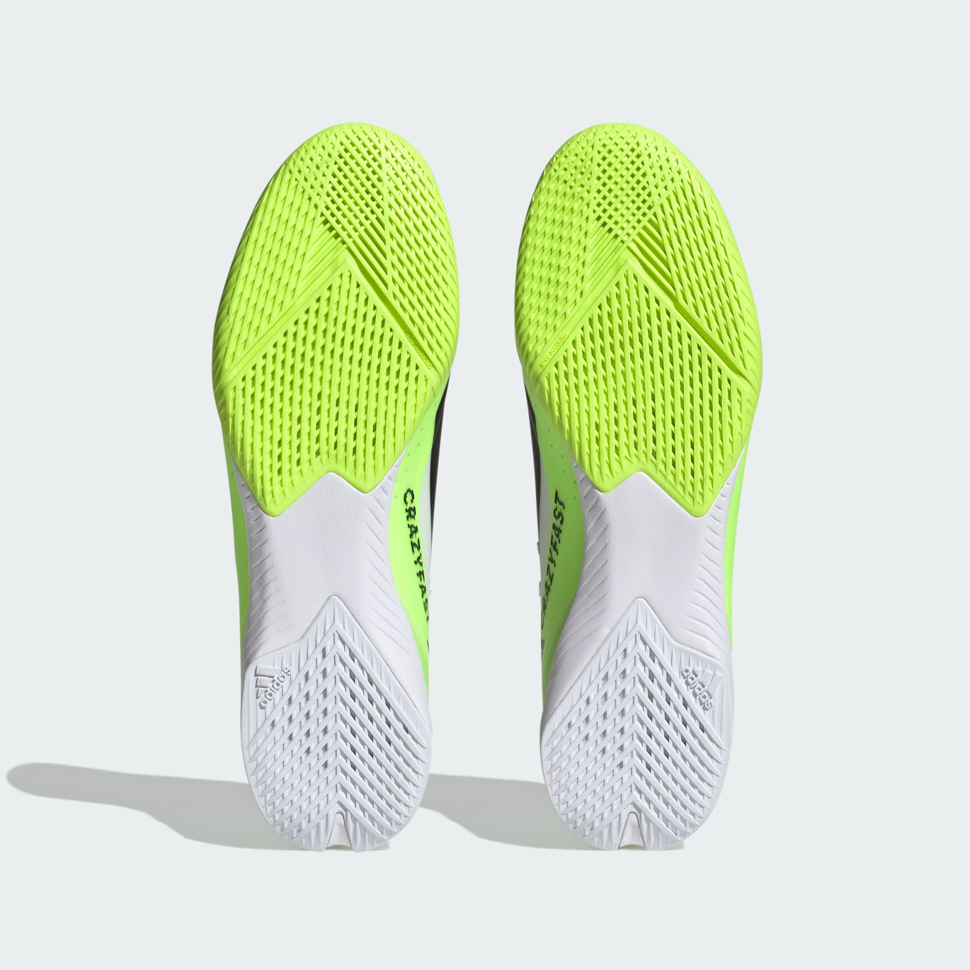 stefanssoccer.com:adidas X Crazyfast.3 Indoor Shoes White Lemon - 
