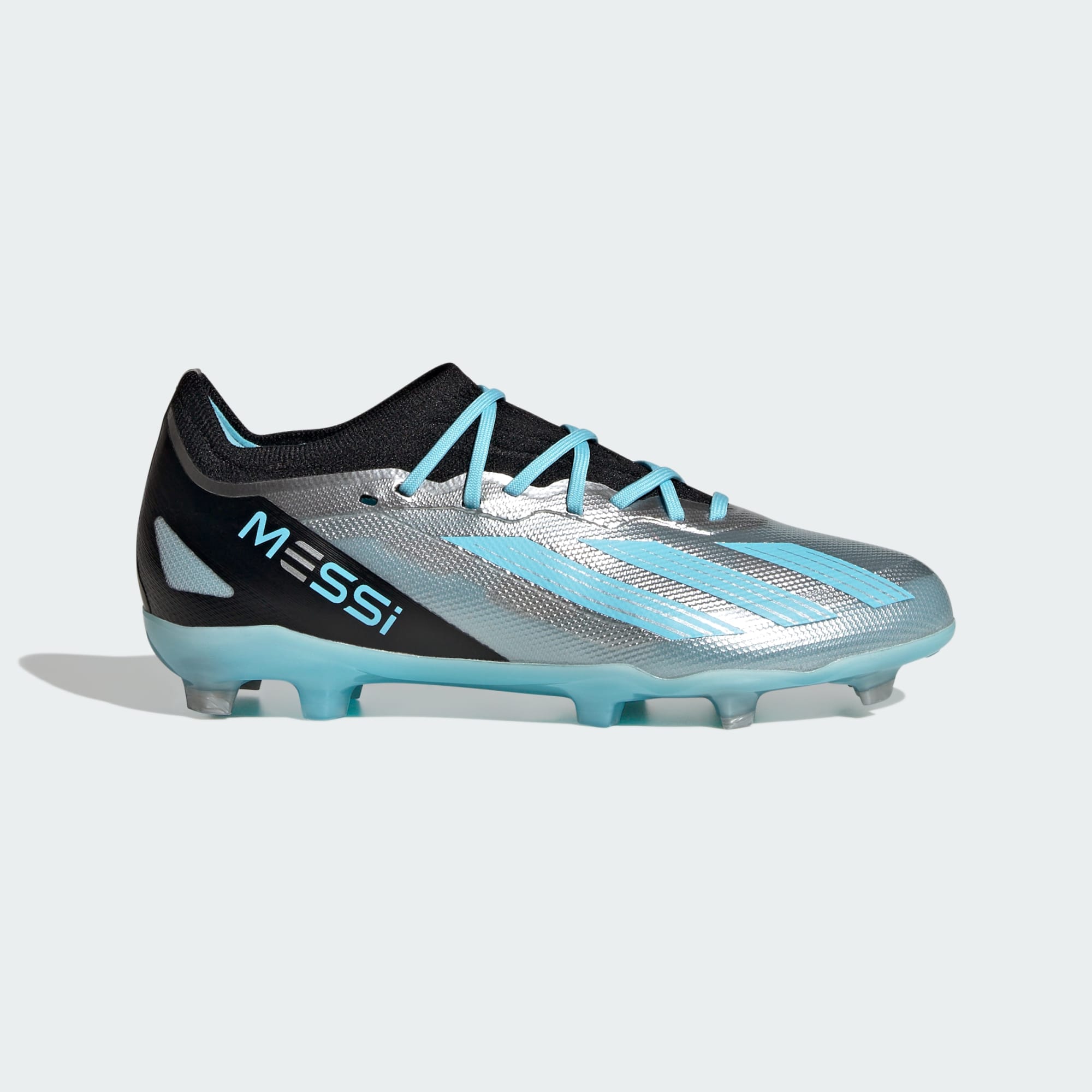 et eller andet sted hurtig gyde stefanssoccer.com:adidas Youth X Crazyfast Messi.1 Firm Ground Cleats -  Silver / Sky