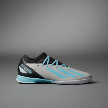 adidas X Crazyfast Messi.3 Indoor Shoes - Silver / Sky