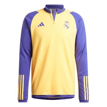 adidas Real Madrid 23/24 Tiro Training Top - Yellow / Purple