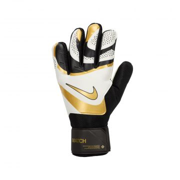Nike Match Goalkeeper Gloves - Black / White / Gold