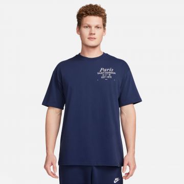 Nike Men's Paris Saint-Germain MAX90 T-Shirt - Navy