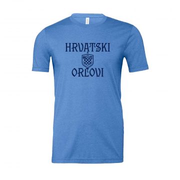 Croatian Eagles SC Crest T-Shirt - Light Blue