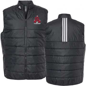 adidas FC Wisconsin Puffer Vest - Black